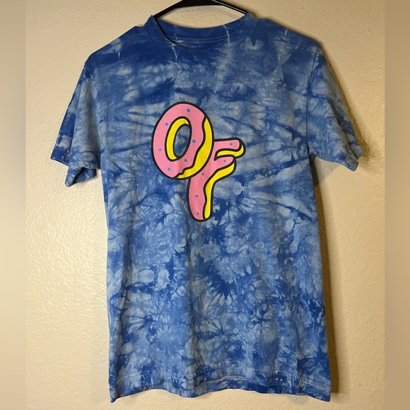 Odd Future OFWGTKA Tyler the Creator Wash Out T-Shirt Blue Small - Picture 1 of 6